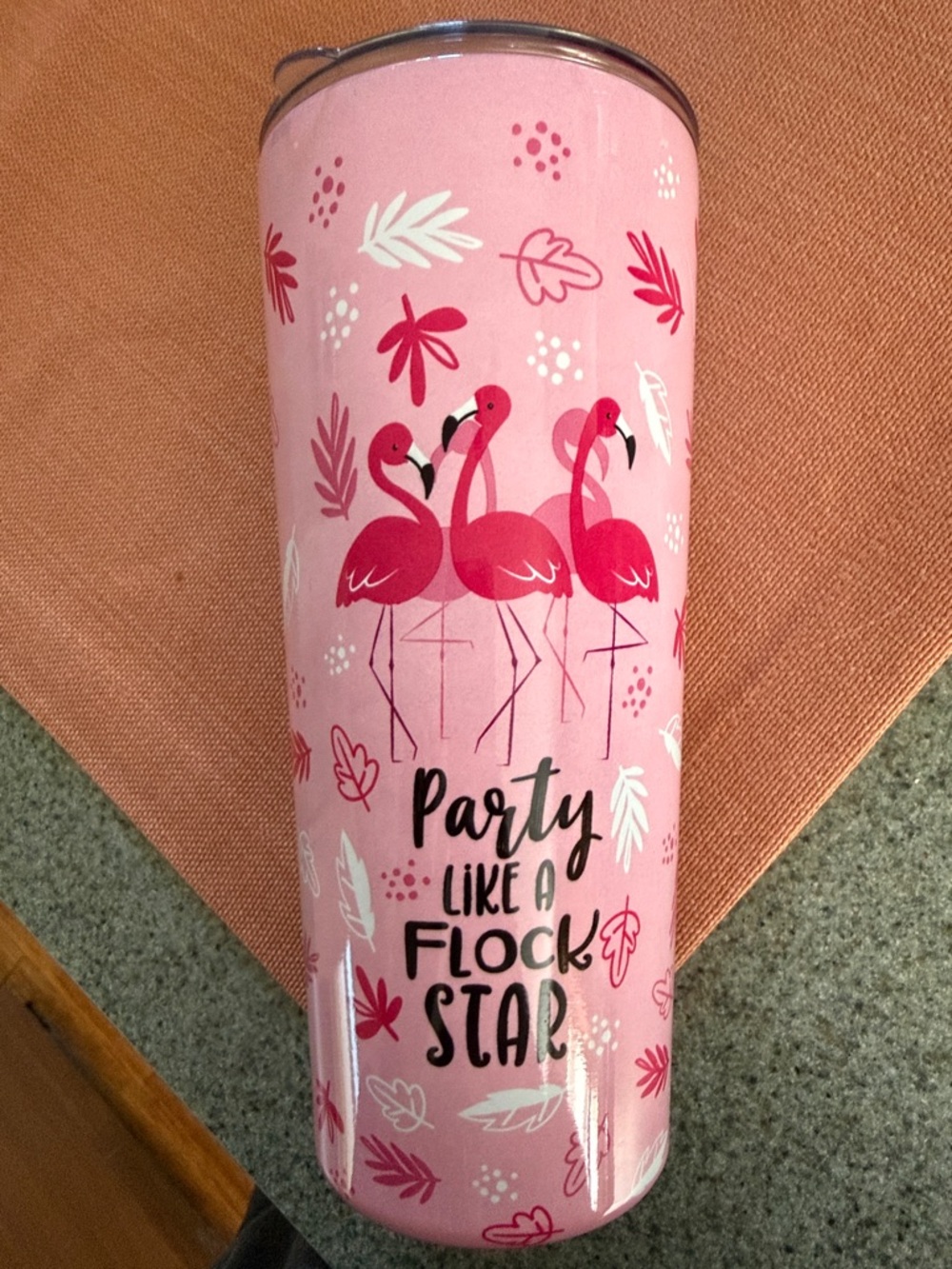 Pink Flamingo Party Tumbler - Party Like a Flock Star